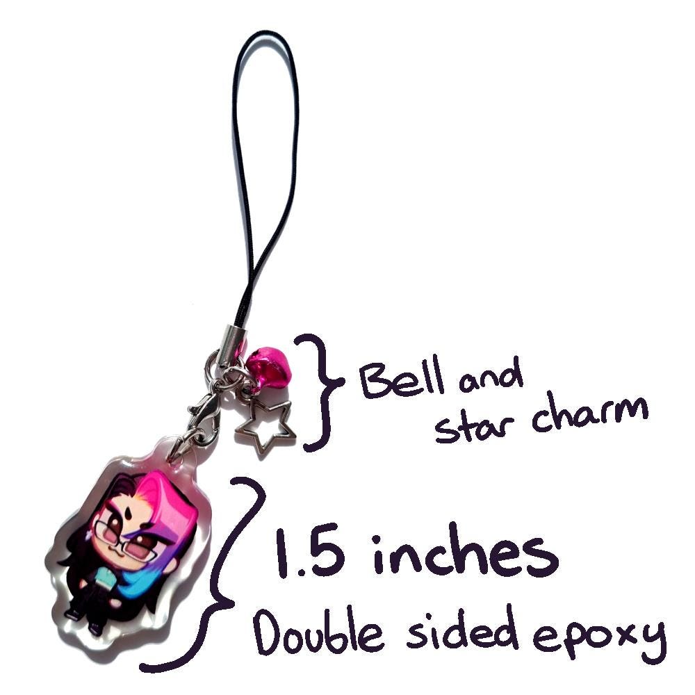 Valorant Double Sided Mini Phone Charms