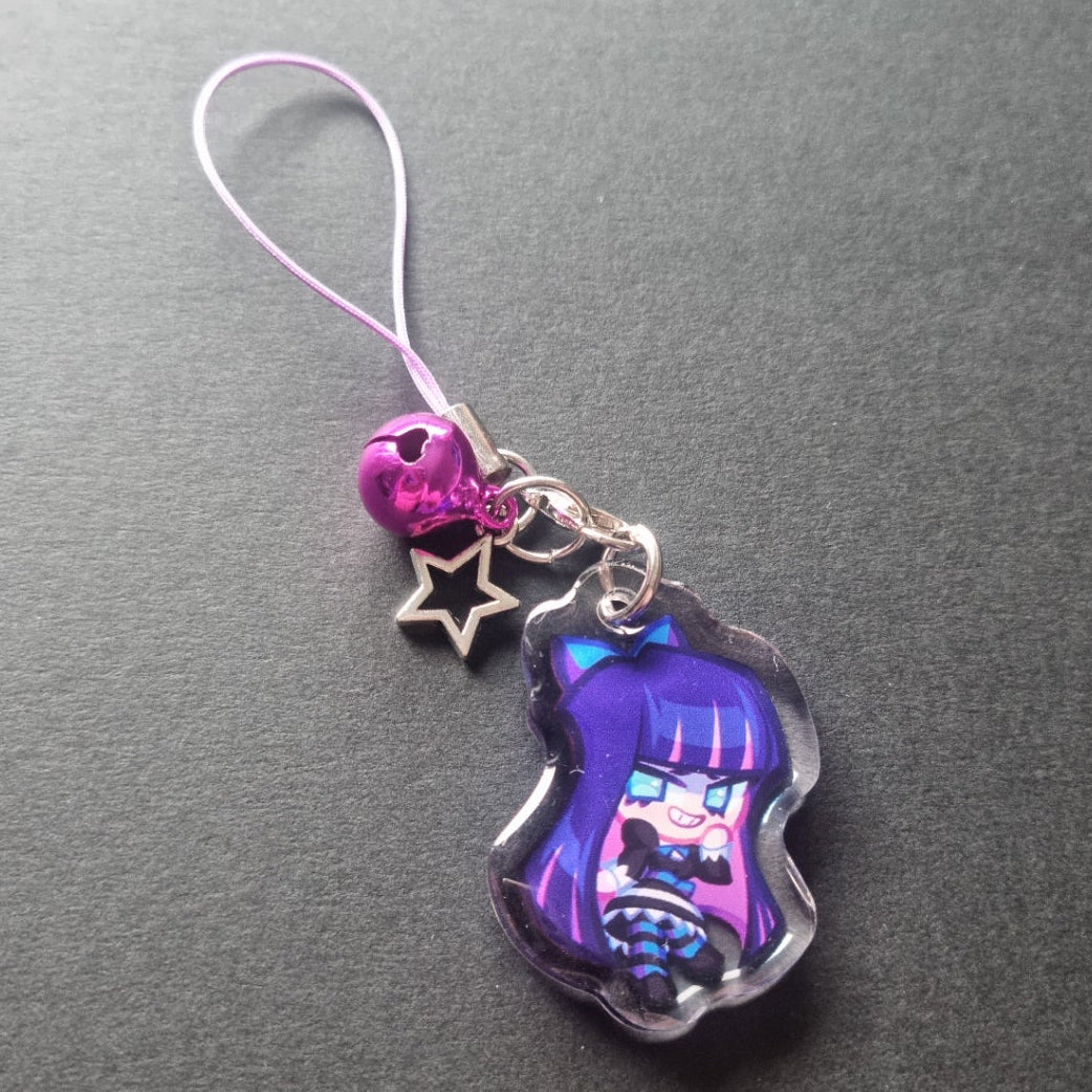 Panty and Stocking fan made phone charms