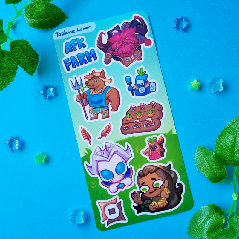 Top Lane Loner | League of Legends Sticker Sheet