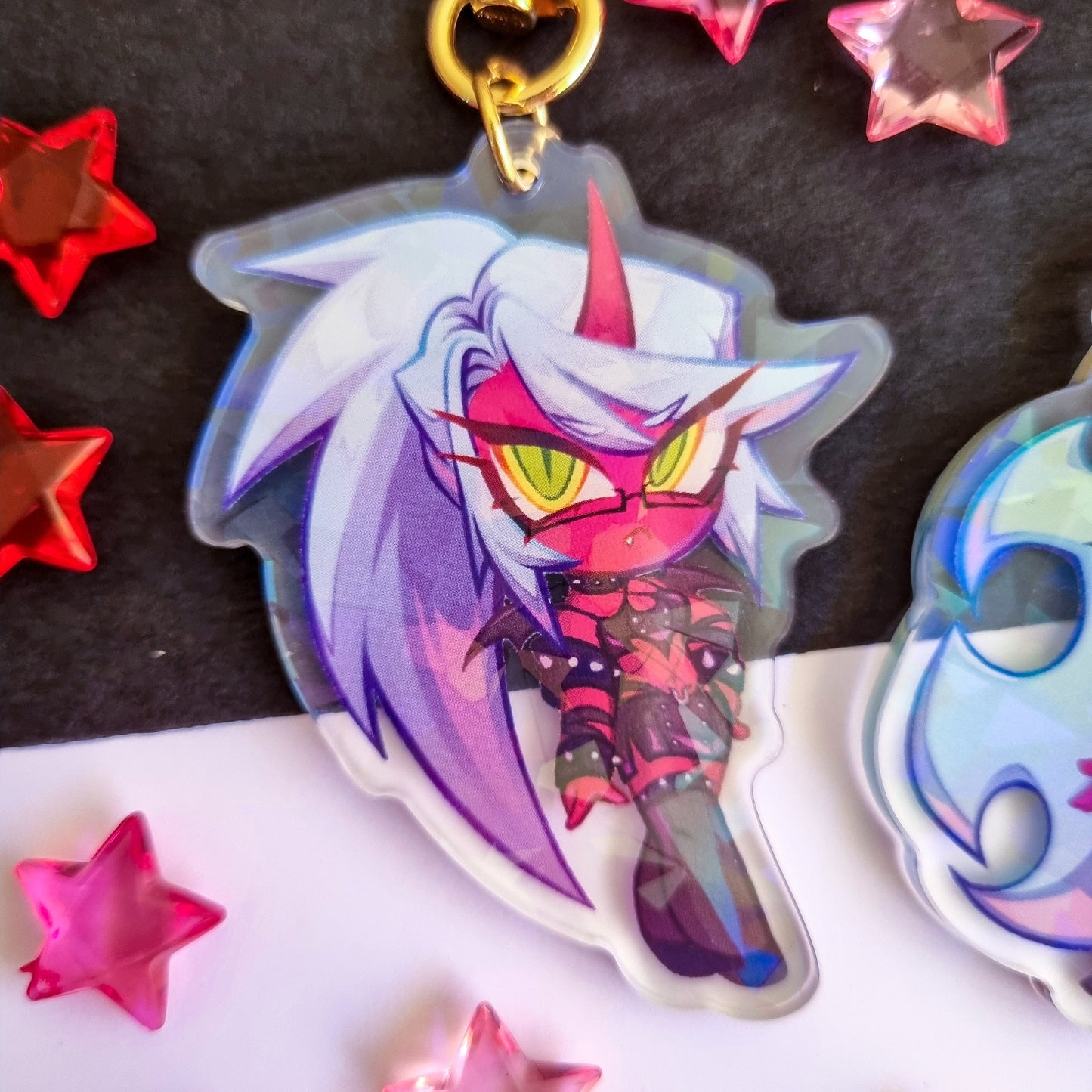 PASWG Scanty and Kneesocks Double Sided Keychains