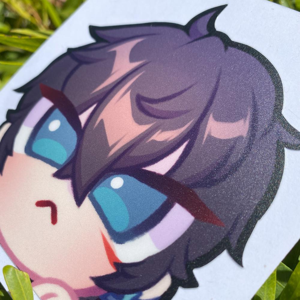 Cooking Papa Premium Vinyl Sticker Peeker | Dungeon Meshi