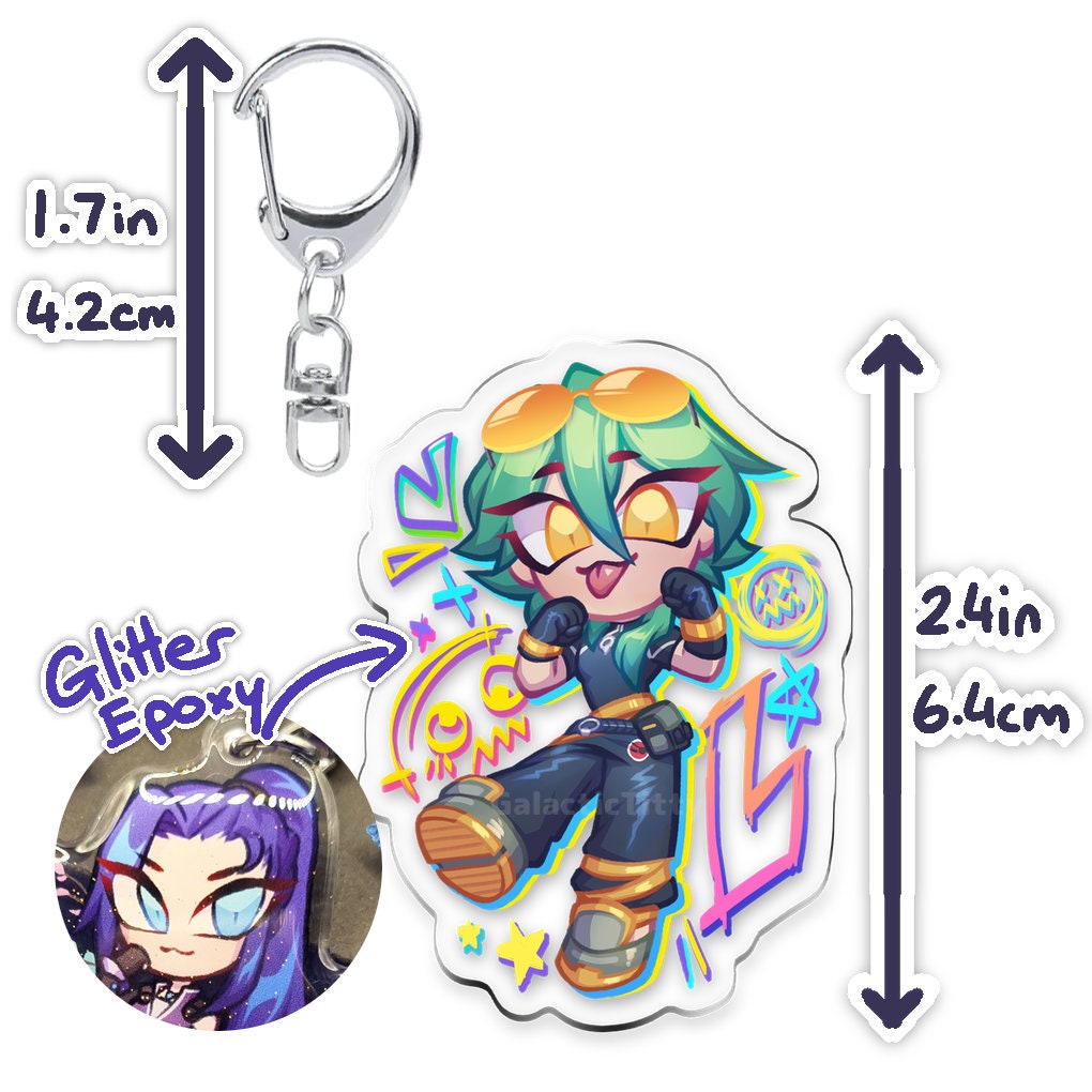 Heartsteel League of Legends Acrylic Keychain