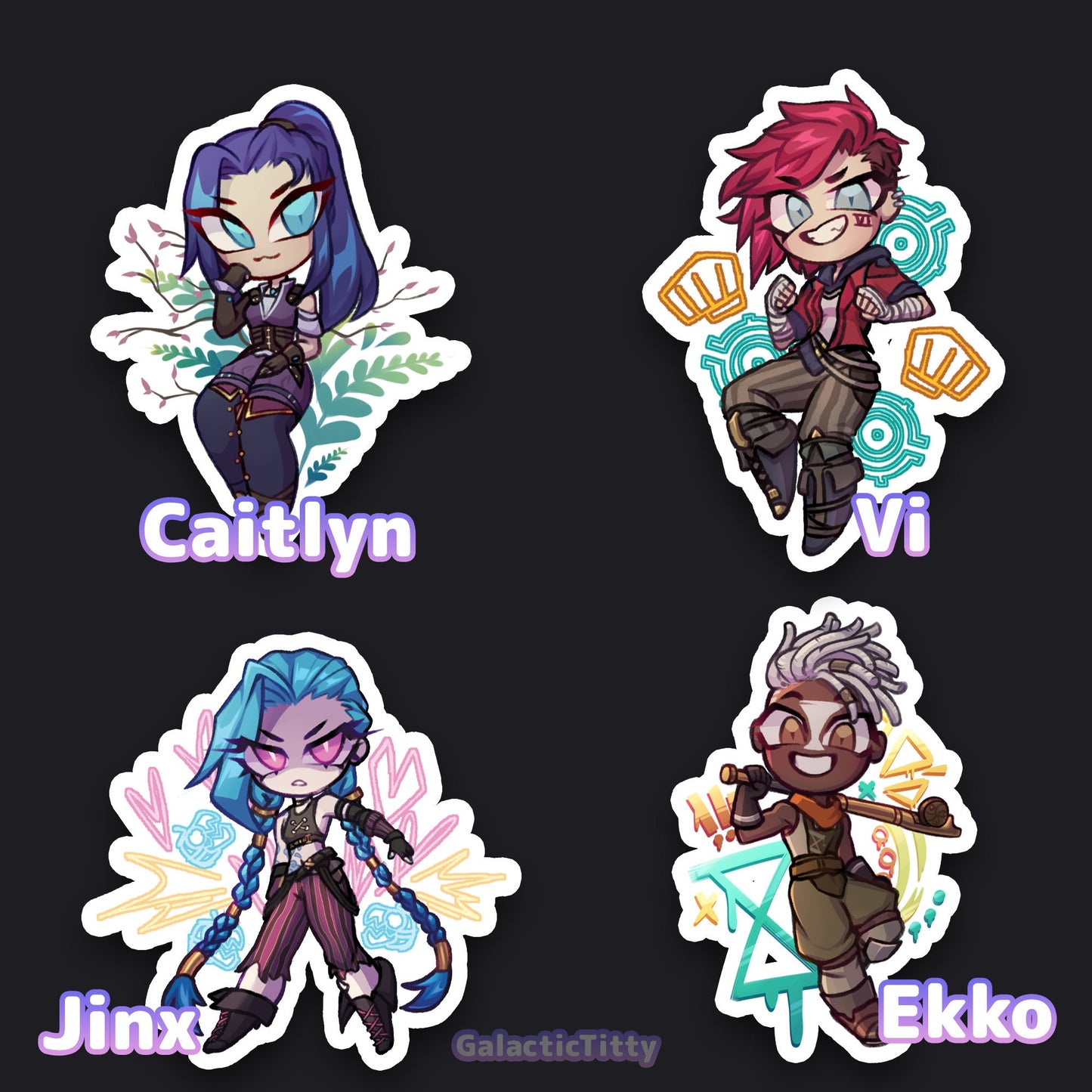 Arcane Chibi Stickers