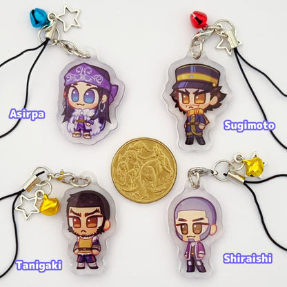 Golden Kamuy Mini Phone Charms