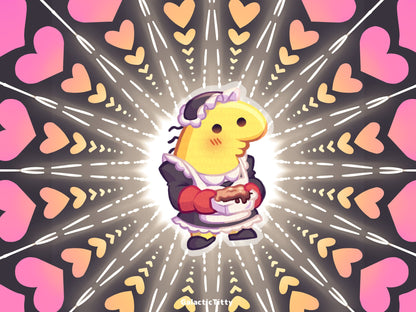 Maid Charlie DOUBLE SIDED mini phone charm limited 1.5 inches | Read desc