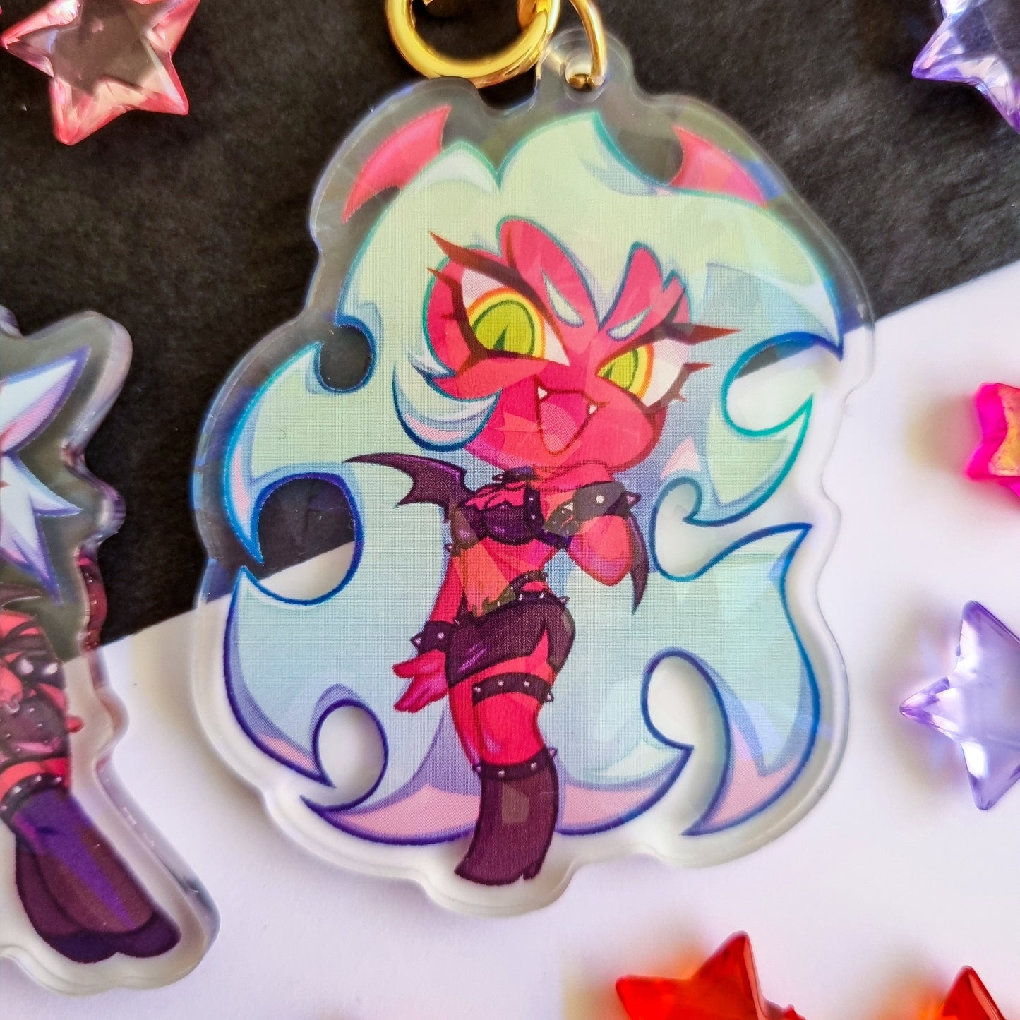 PASWG Scanty and Kneesocks Double Sided Keychains