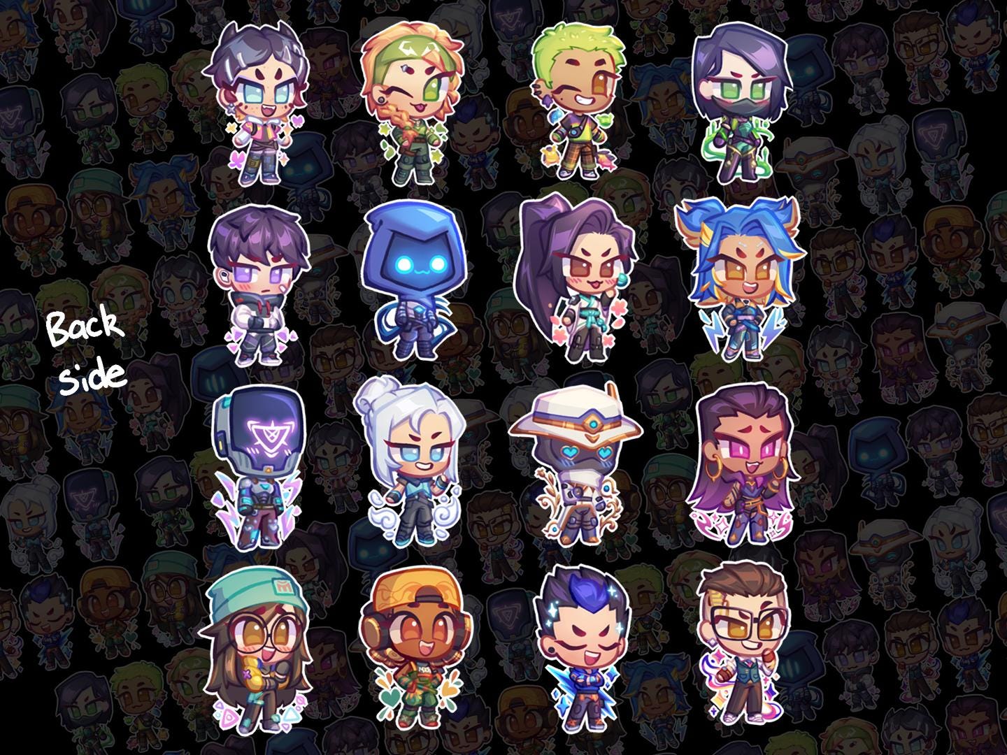 Valorant Double Sided Mini Phone Charms