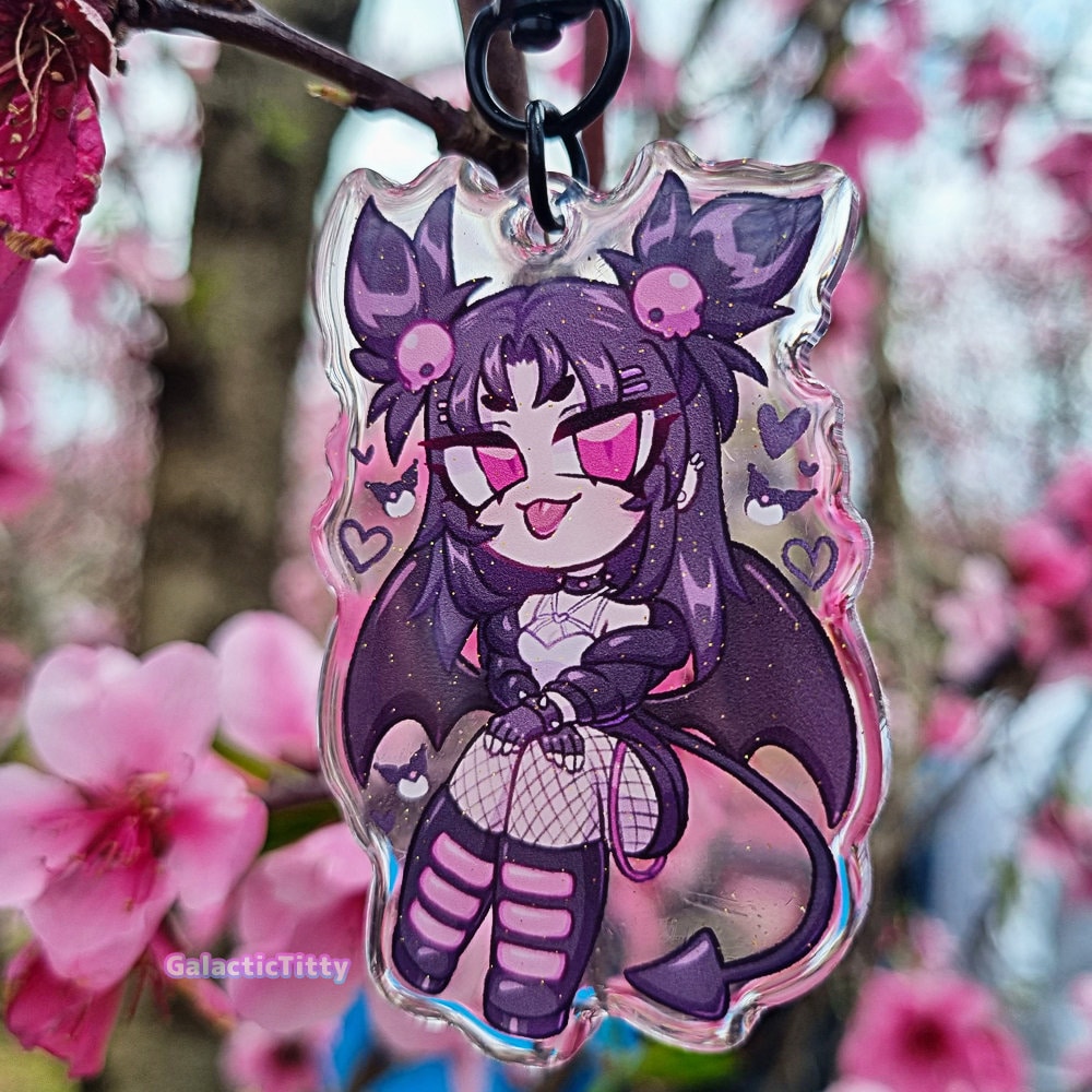 My Melody and Kuromi Fanrio Acrylic Keychains