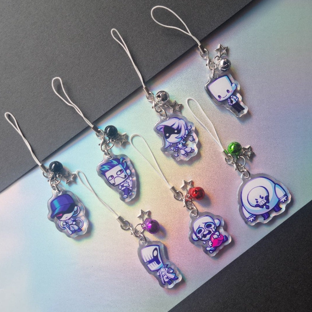 OFF! Mortis ghost fan made phone charms