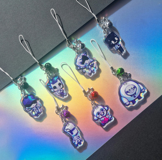 OFF! Mortis ghost fan made phone charms