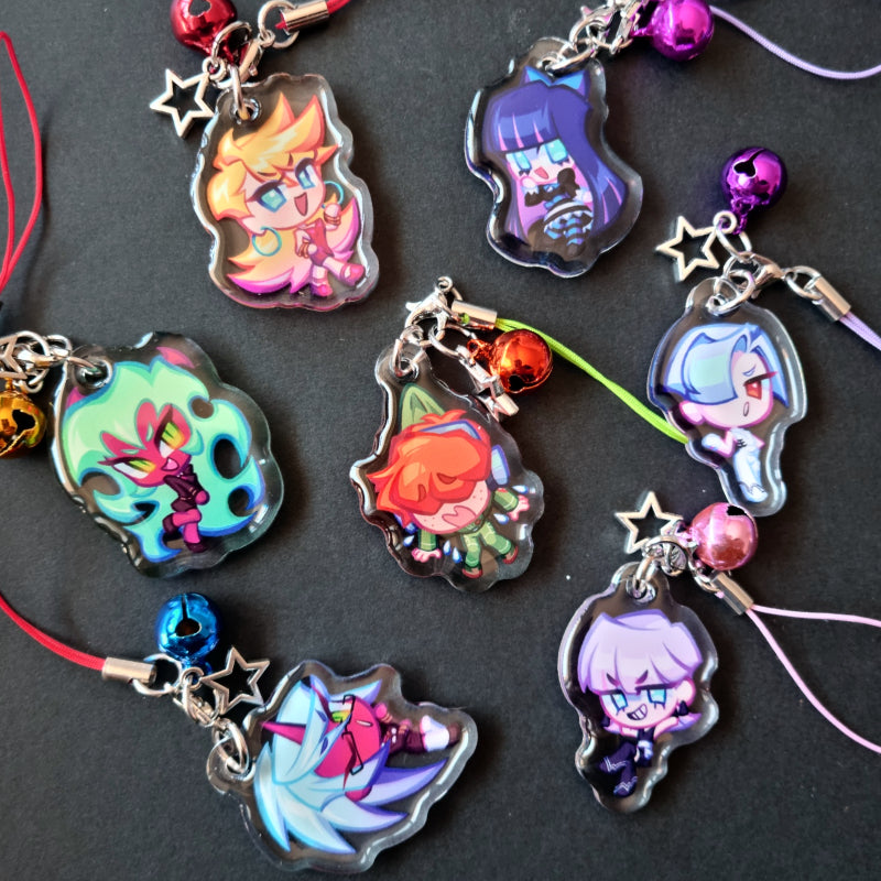 Panty and Stocking fan made phone charms