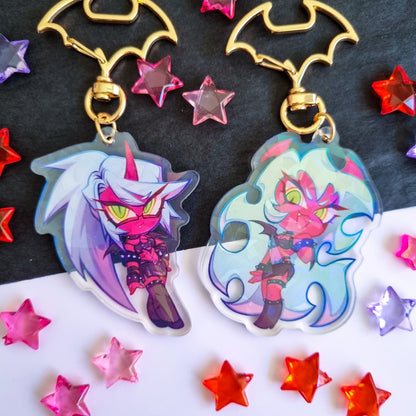 PASWG Scanty and Kneesocks Double Sided Keychains