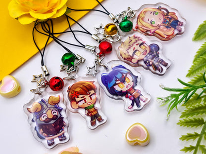 Dungeon Meshi mini phone charms