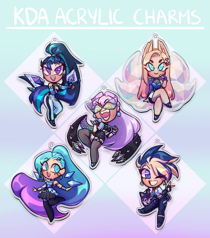 KDA All out Acrylic Keychains