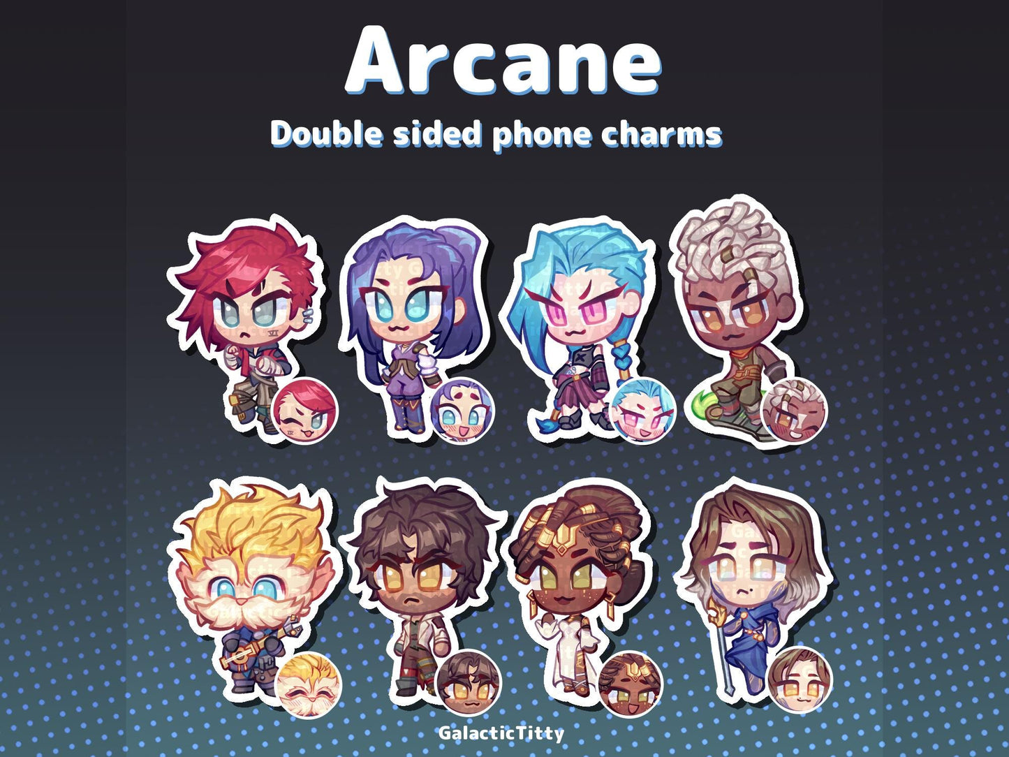 Arcane Mini Phone Charms