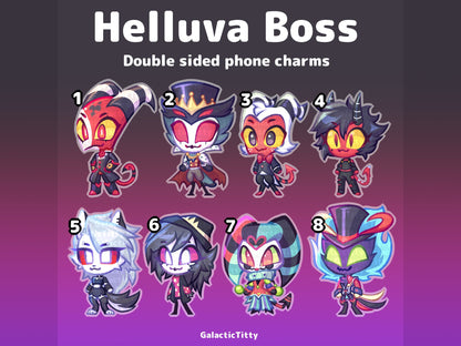 Helluva Boss Mini Phone Charms