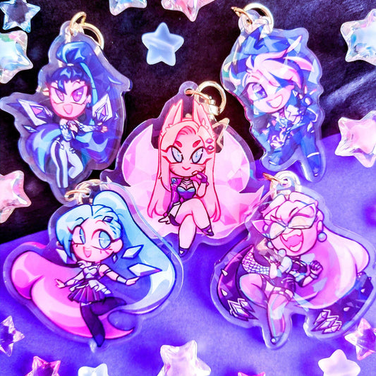 KDA All out Acrylic Keychains