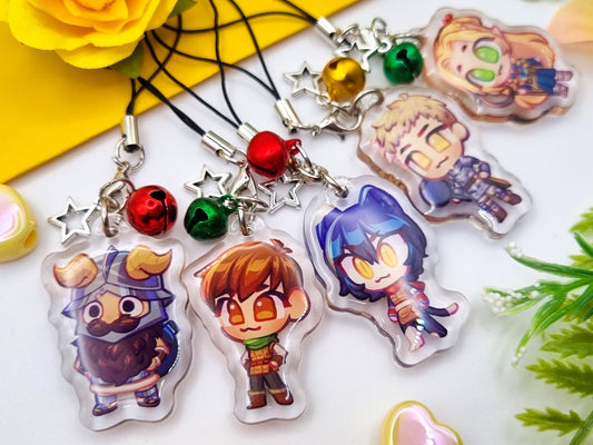 Dungeon Meshi mini phone charms