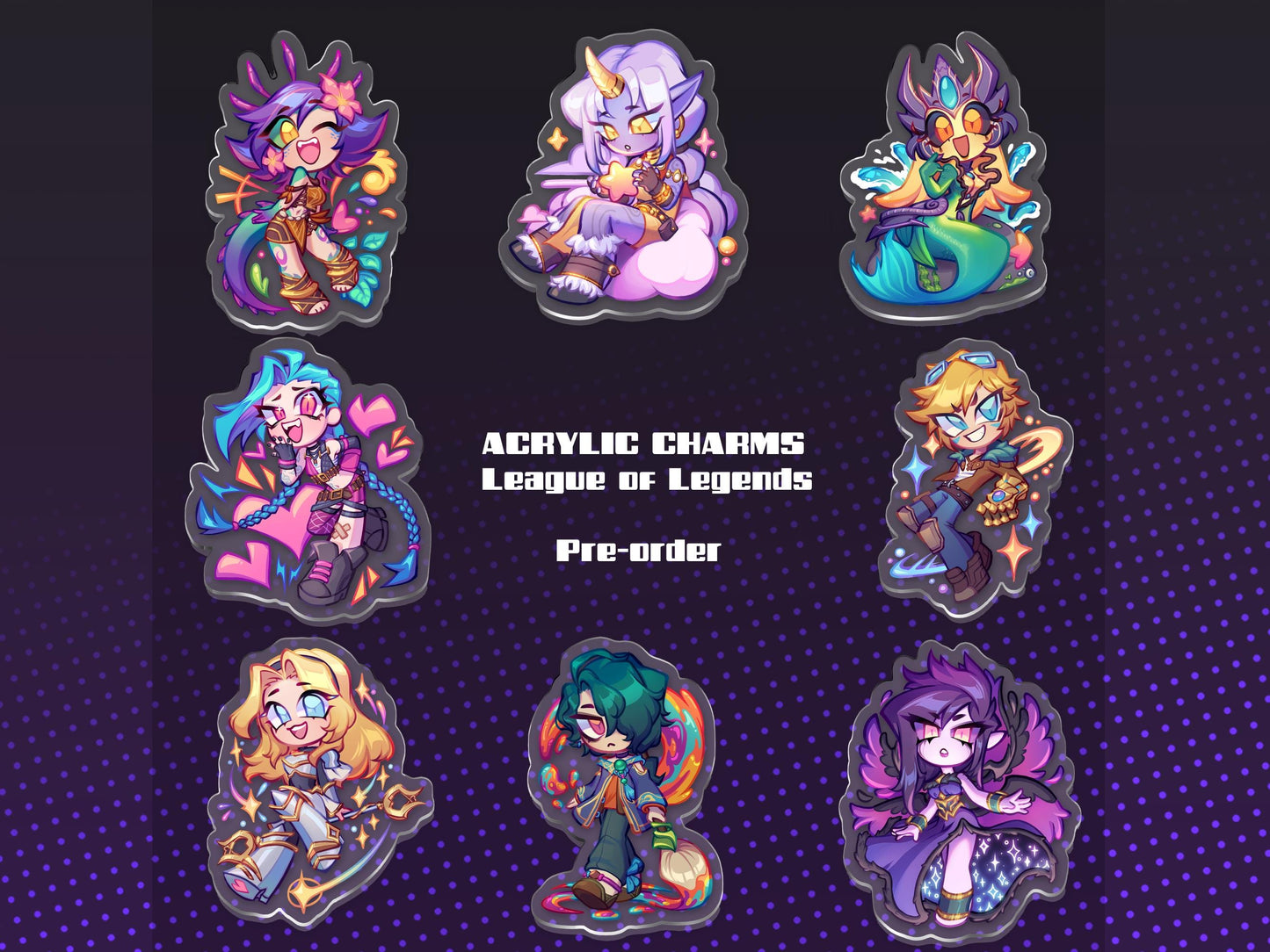 Acrylic Keychains Series 1 | League of Legends Inspired