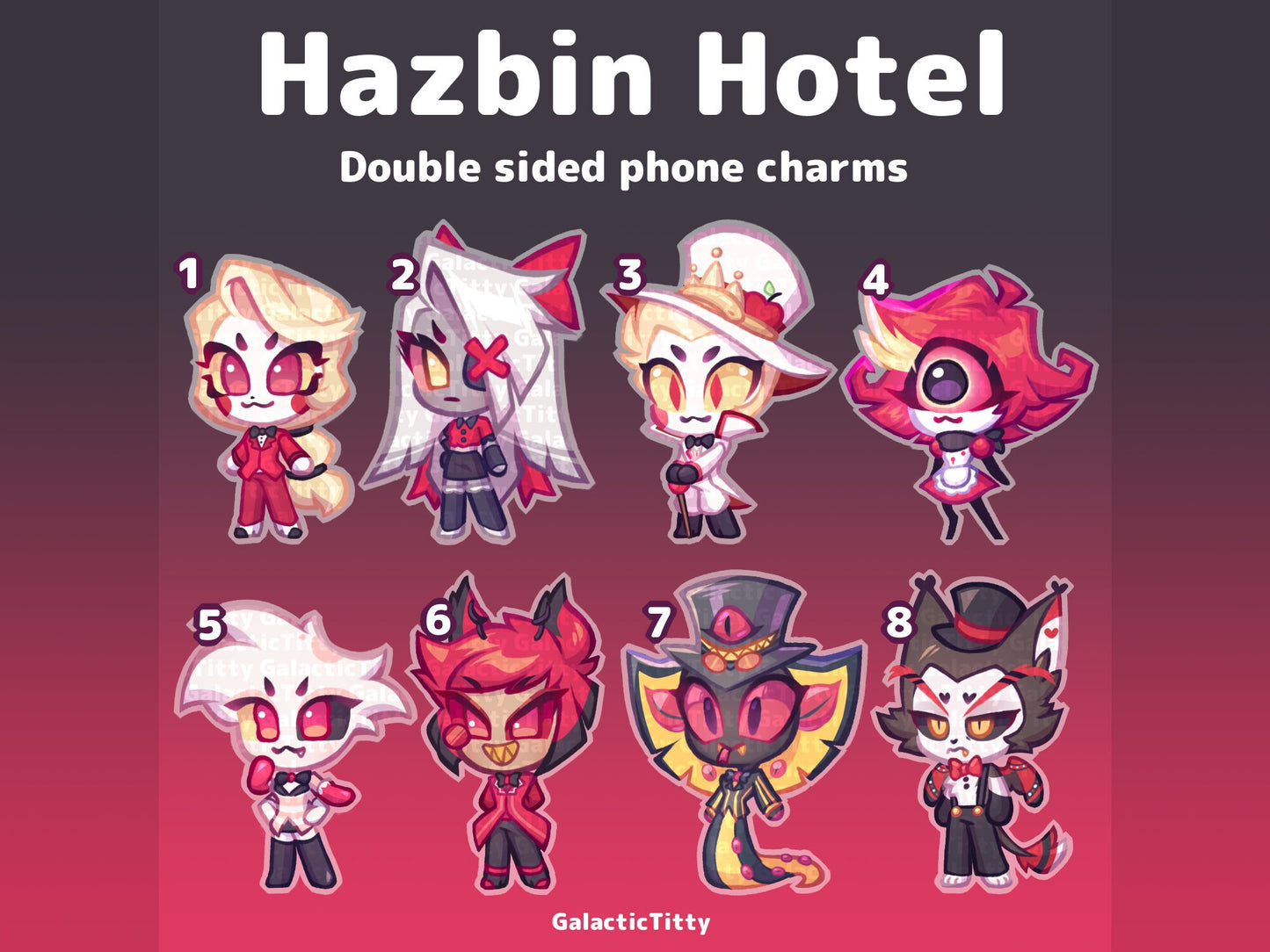 Hazbin Hotel | Mini Phone charms