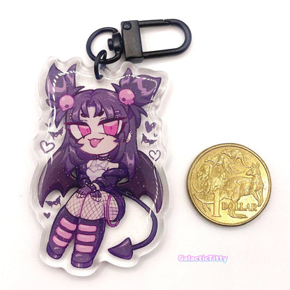 My Melody and Kuromi Fanrio Acrylic Keychains