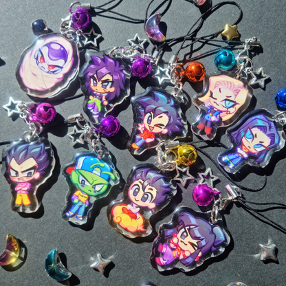 Dragon Ball Z fan made phone charms
