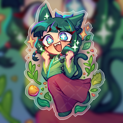 Kitty Maomao | Acrylic Keychain Inspired by The Apothecary Diaries