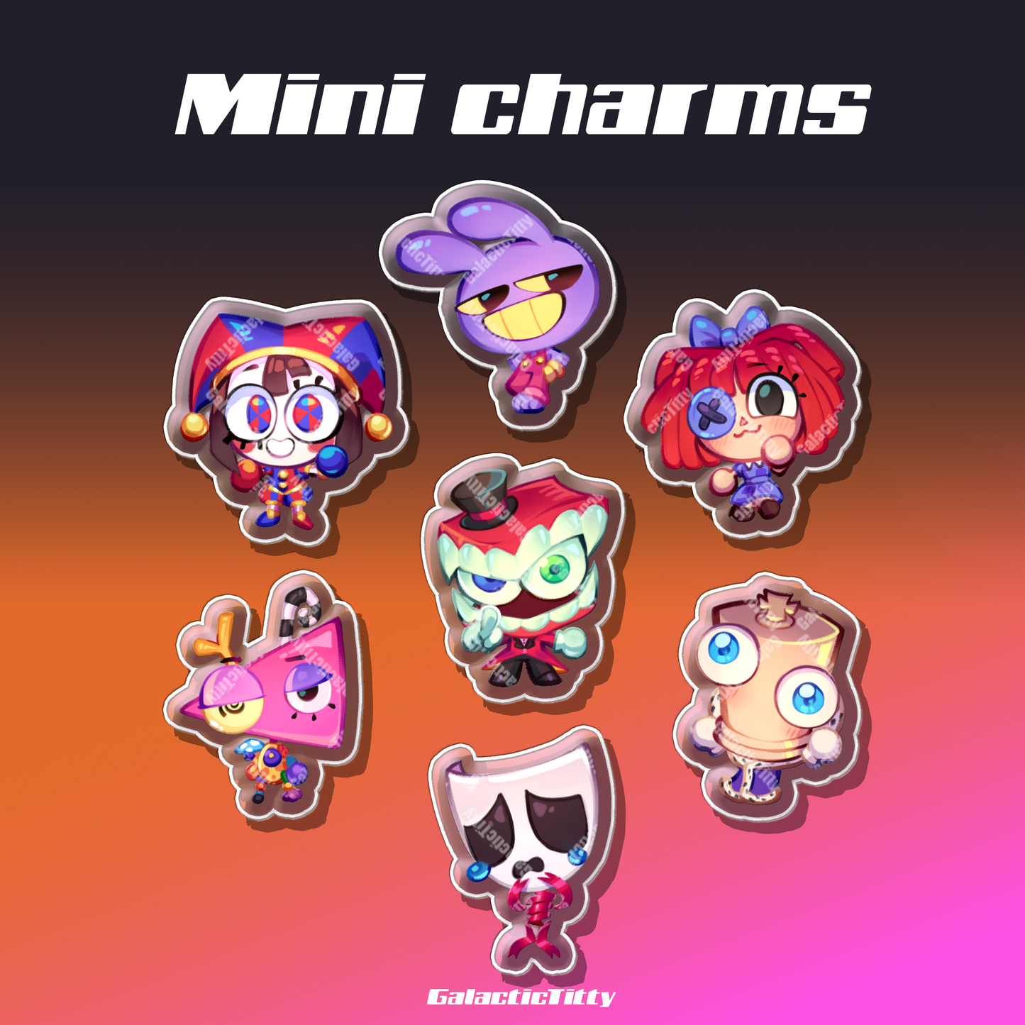 TADC fan made phone charms
