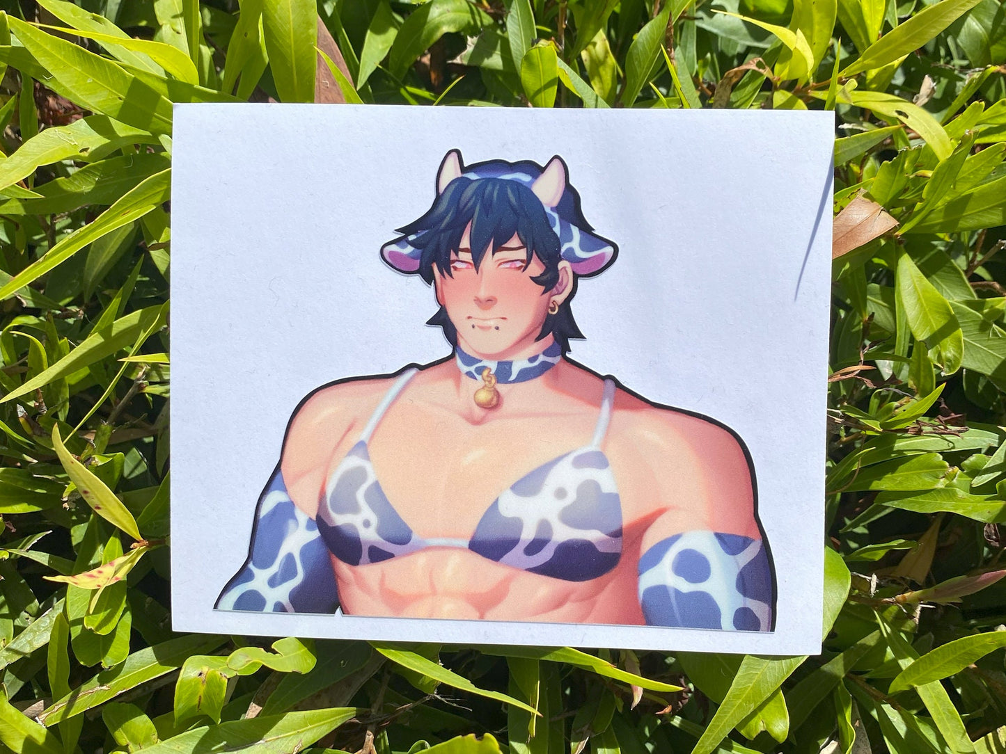 Man Milkers Cow bikini Vinyl Peekers