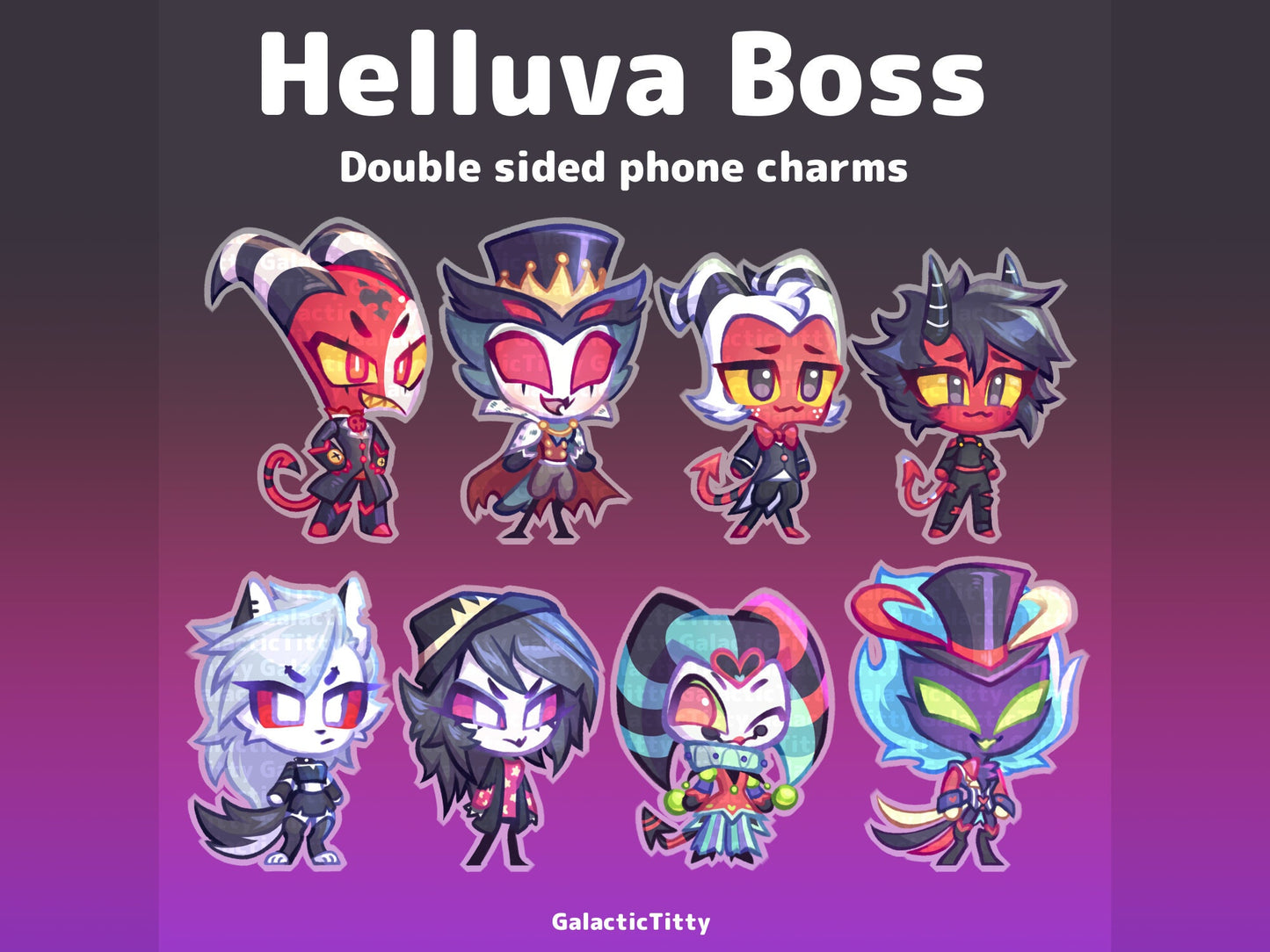 Helluva Boss Mini Phone Charms