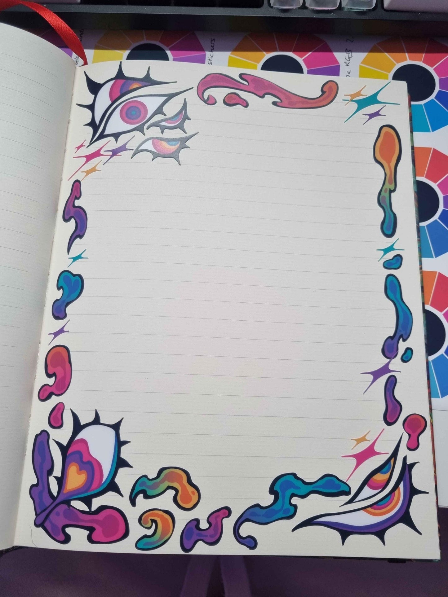 Prismatic goop - Original Sticker Sheet