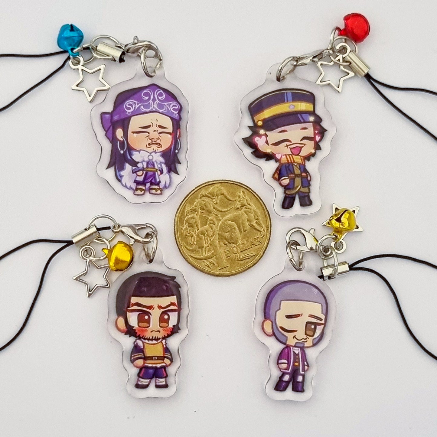 Golden Kamuy Mini Phone Charms