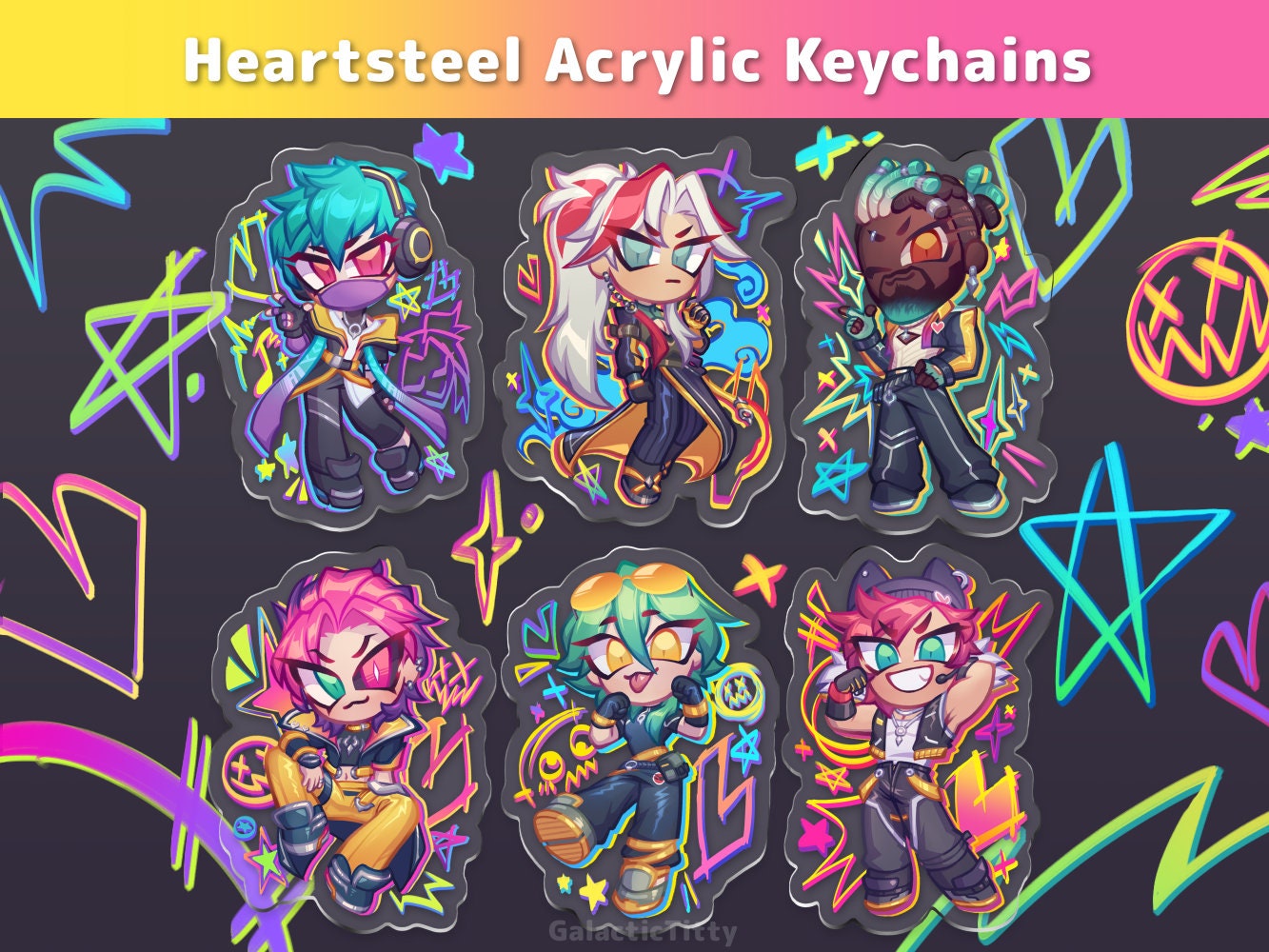 Heartsteel League of Legends Acrylic Keychain