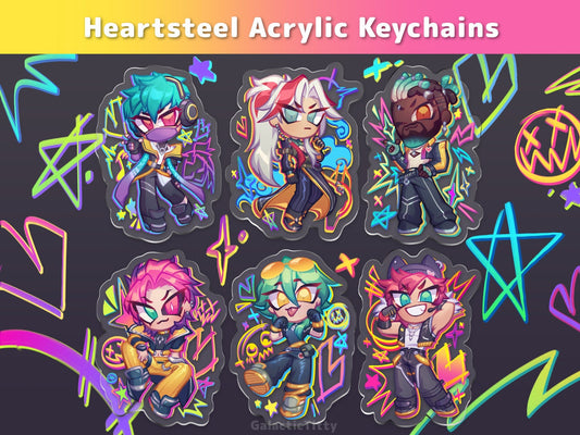 Heartsteel League of Legends Acrylic Keychain