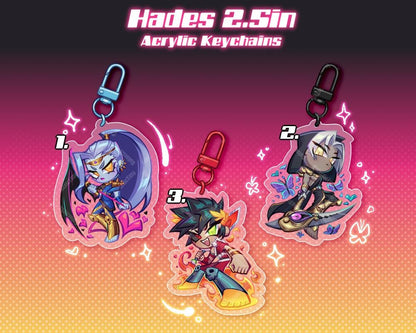 Hades inspired Acrylic Keychains