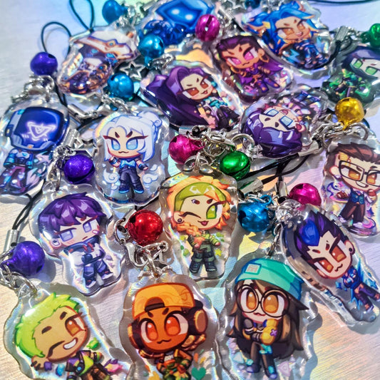 Valorant Double Sided Mini Phone Charms