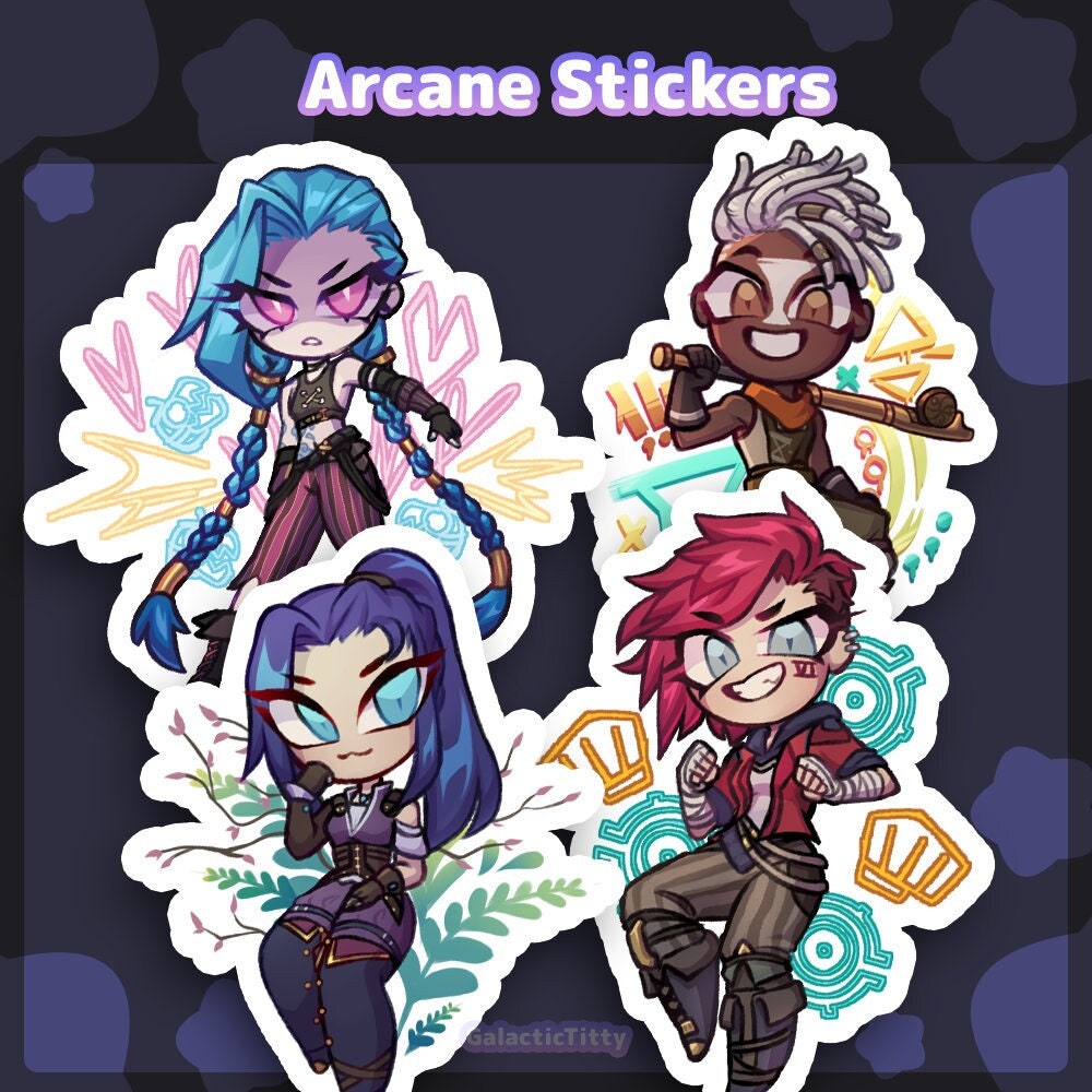 Arcane Chibi Stickers