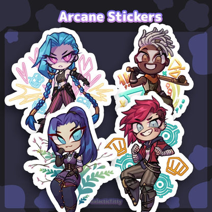 Arcane Chibi Stickers